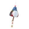 Resin Bird Wind Chime Resin Wood Hand Painted Delightful Melody