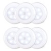 STAR-SPANGLED 6 Pack 2.8” Motion Sensor Lights Indoor AAA Battery