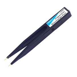 YEKMLCO Capacitor Discharge Pen, FDB1, 10-1000V, Rectangular, Metal, Fast Discharging, High Voltage Repair Tool