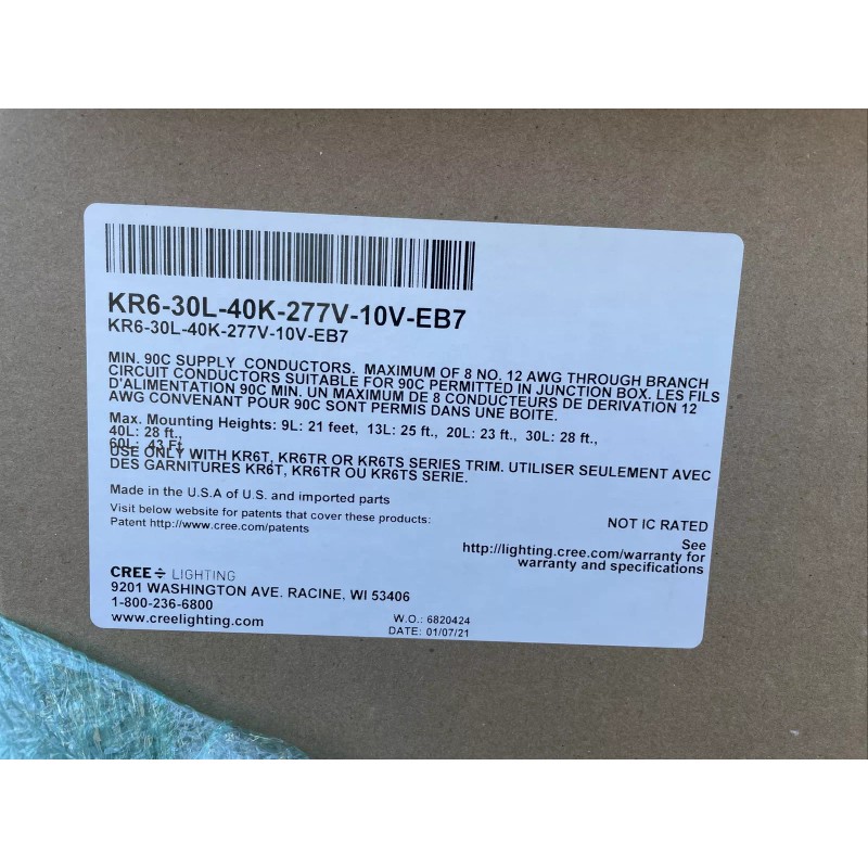 CREE KR6-30L-40K-27