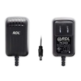 RDL PS24AS 24Vdc Switching Power Supply, North American AC Plug, 500mA, dc Plug