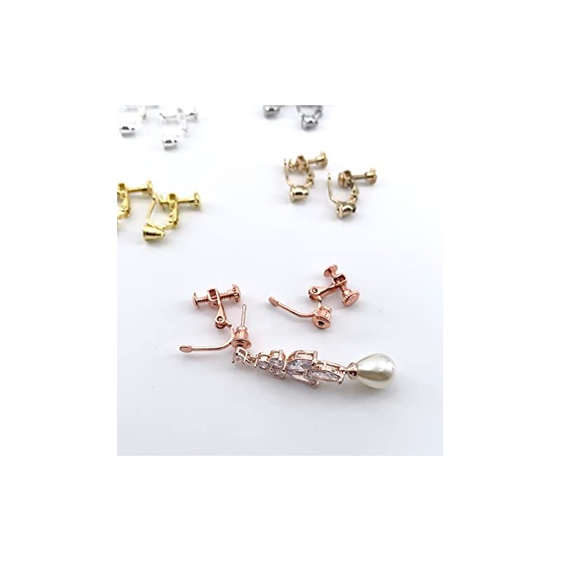 Clip Ohrringe Adapter Ohrclips Konverter Ohrring Clips siber rosegold gold