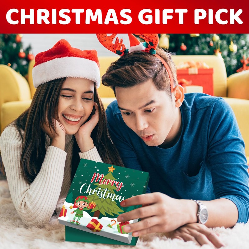 HAPPYPOP Christmas Gifts Stocking Socks - Secret Santa Socks Xmas