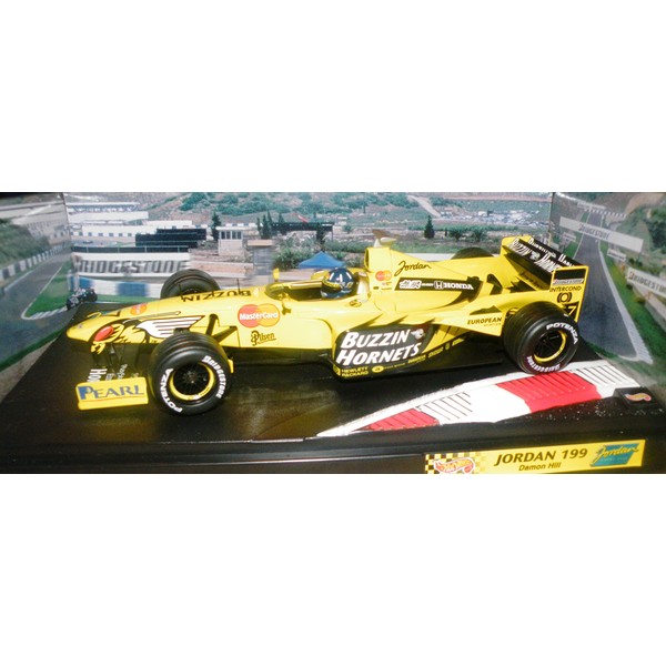 Mattel 1999 Hot Wheels Racing Jordan199 Gran Prix #7 Damon Hill 1:18 Scale