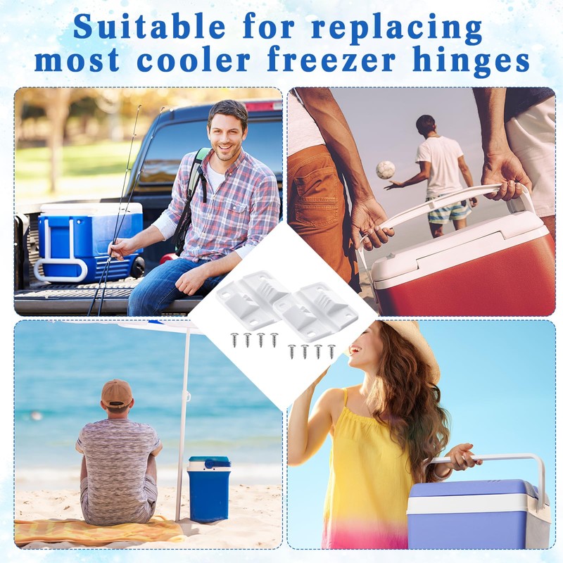 Landical 12 Pack Coolers Hinges Cooler Replacement Includes 12 Sturdy
