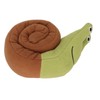 Snail Squeaky Dog Toys Polyester Teething Puzzle Interactive Puppy Chew