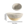2 Packs of 7-inch Round Banneton Proofing Basket with Cotton