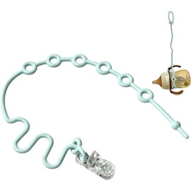 Correas Siliconadas para Juguetes Arnés de Silicona Ajustable y para Mordedor de Bebé Correas con Clip para Cochecito y Chupete,Para Sillita de Coche, Cunas de Viaje, Biberón y Mordedor