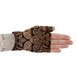 Lymphedivas Casbah Beige Medical Graduated Compression Gauntlet for Lymphedema (30-40mmHg Large)