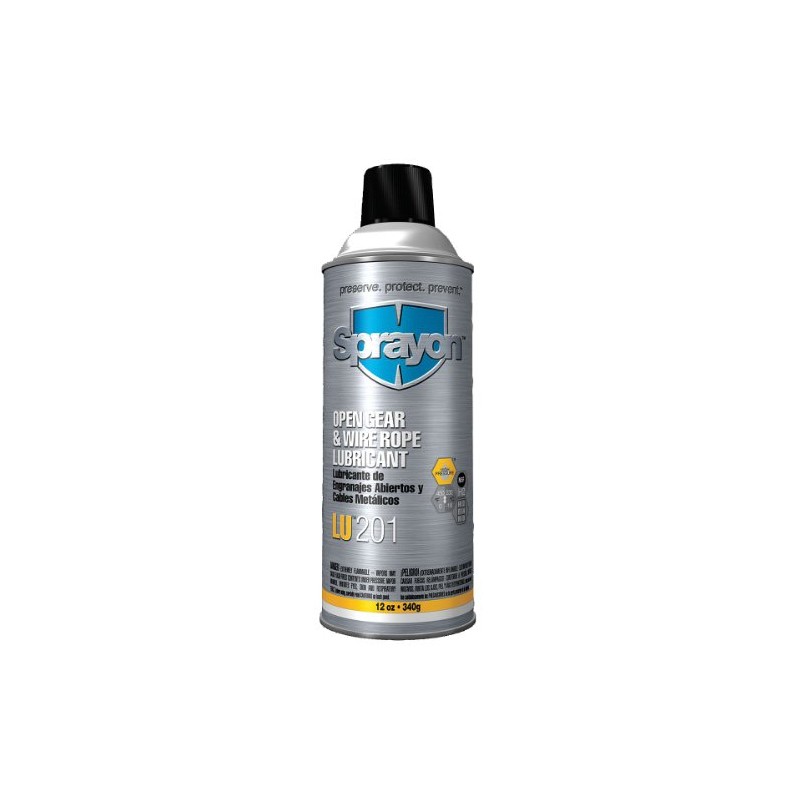 Sprayon LU201 Open Gear & Wire Rope Lubricant 12 oz