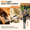 Karienvir Sous Vide, Sous Vide Machine 1100W, Sous Vide Cooker