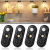 LED Motion Sensor Puck Lights, Rechargeable Under Cabinet Lighting, Dimmable