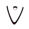 JONKOKO Car Front Grill Decoration Frame Trim 2Pcs for Alfa