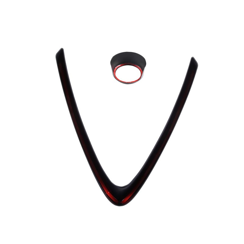 JONKOKO Car Front Grill Decoration Frame Trim 2Pcs for Alfa