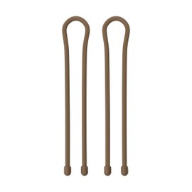 Nite Ize GT18-29-2R3 Original Gear Tie, 18", Coyote, 2 Pack, Made in The USA