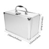 Aluminum Carrying Case, Metal Briefcase Tool Hard Case Toolbox Aluminium
