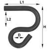 KS Tools 700.1499 Universal Axle Lever Hook