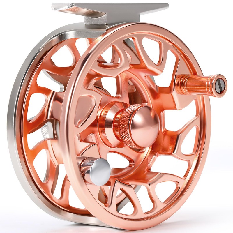 Sougayilang Fly Fishing Reel, CNC-Machined Aluminum Alloy, 5/6 Weight, Lightweight