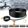 TOPDURE JHSD 12-feet Pipe Heating Cable Built-in Thermostat