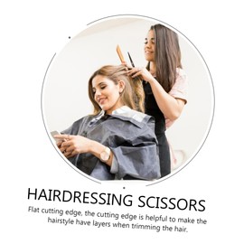 Beavorty Barber Scissors Set Professional Hairdressing Scissors Precision Thinning Shears Stainless Steel