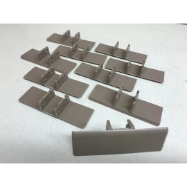 Rexnord LOT of 10 NEW Rexnord LF963 4.5" Wide Tabletop Top Plate Molded Tan 114-139-6