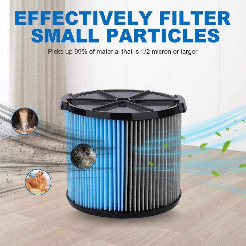 VF3500 Replacement Filter for Ridgid 3-4 - 4.5 Gallon Wet