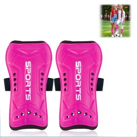 Cfcyhla Kids Shin Pads,Youth Football Shin Pads,Kids Childrens Teens Shin Guard Football Ankle Protection, Lightweight Design, Breathable, Non Slip Straps, for Boys and Girls