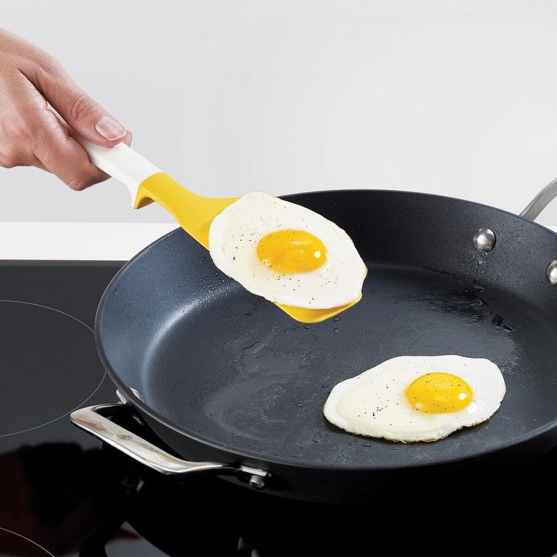 Joseph Joseph Silicone Elevate Egg Spatula with Integrated Tool Rest,