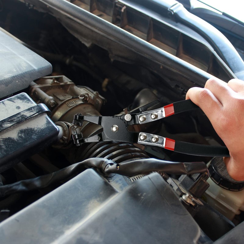 BETOOLL 9pc Hose Clamp Pliers, Professional Automotive with Flexible Wire