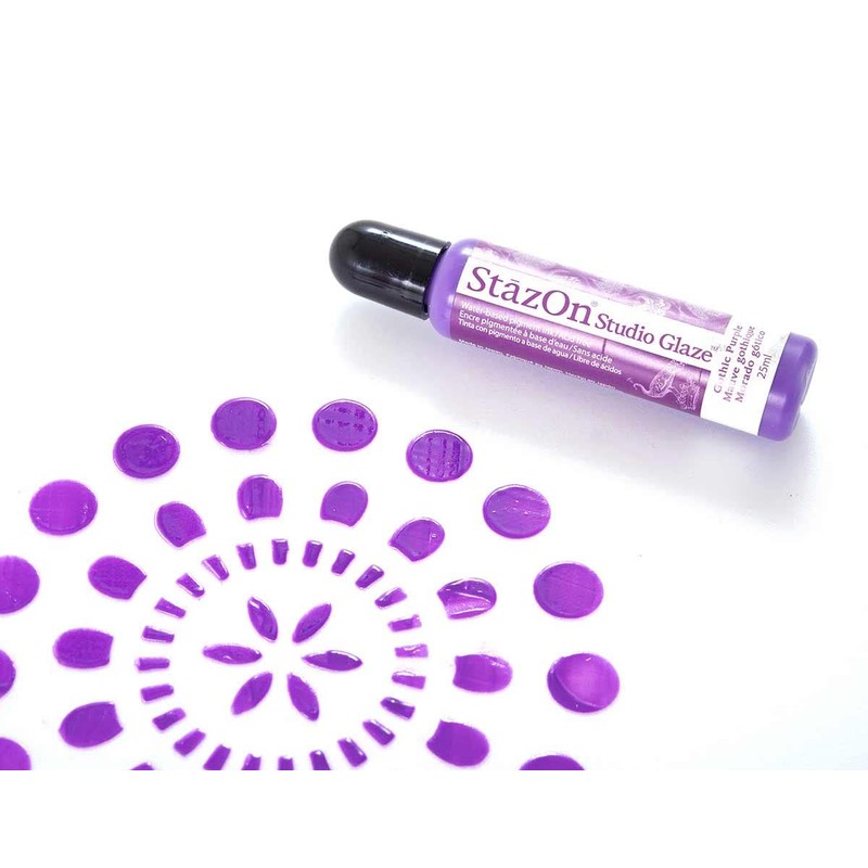 Tsukineko Blue Hawaii-Stazon Studio Glaze