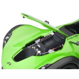 Autoart DCD BAC 1/18 Scale Model Car Mono Metallic Green Diecast Metal Toy Casting Technique for Collection or Boys