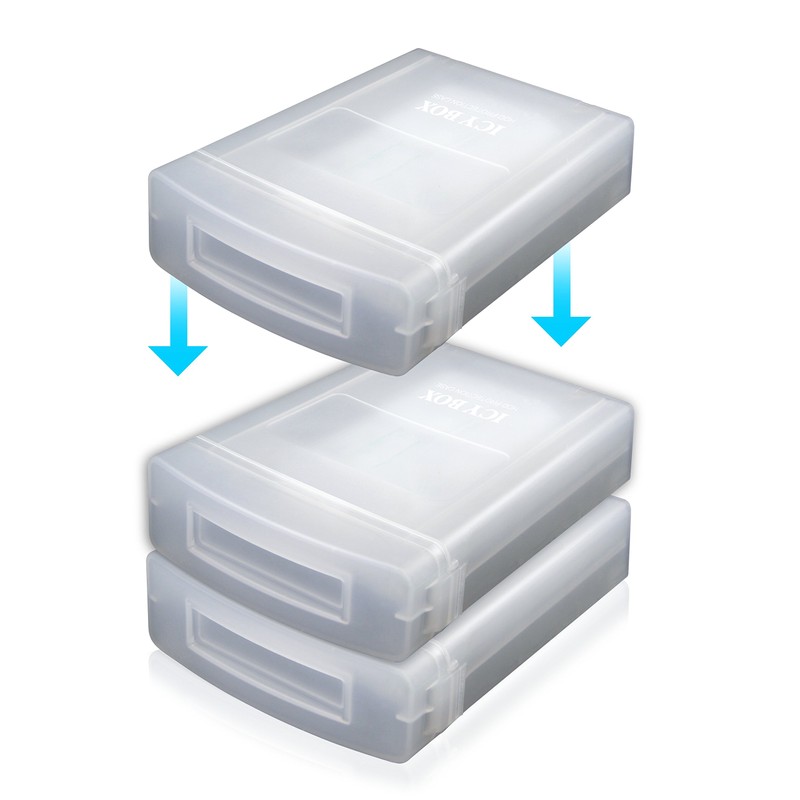 ICY BOX IB-AC602a Plastic Protective Box for 3.5 Inch (8.9