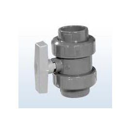 PVC Ball Valve 2 Ports Female Solvent Socket