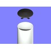 6” Round Light Pole Top Cap |Glass-Reinforced Polyester by DELTECH