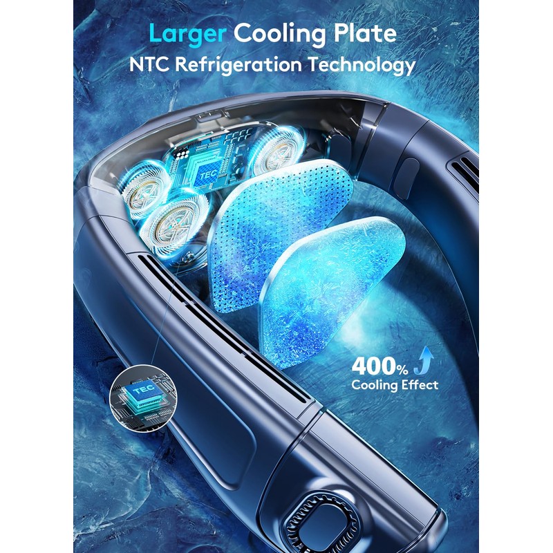 Staholz Neck Air Conditioner Portable, 360° Up-down Airflow Neck Fans,