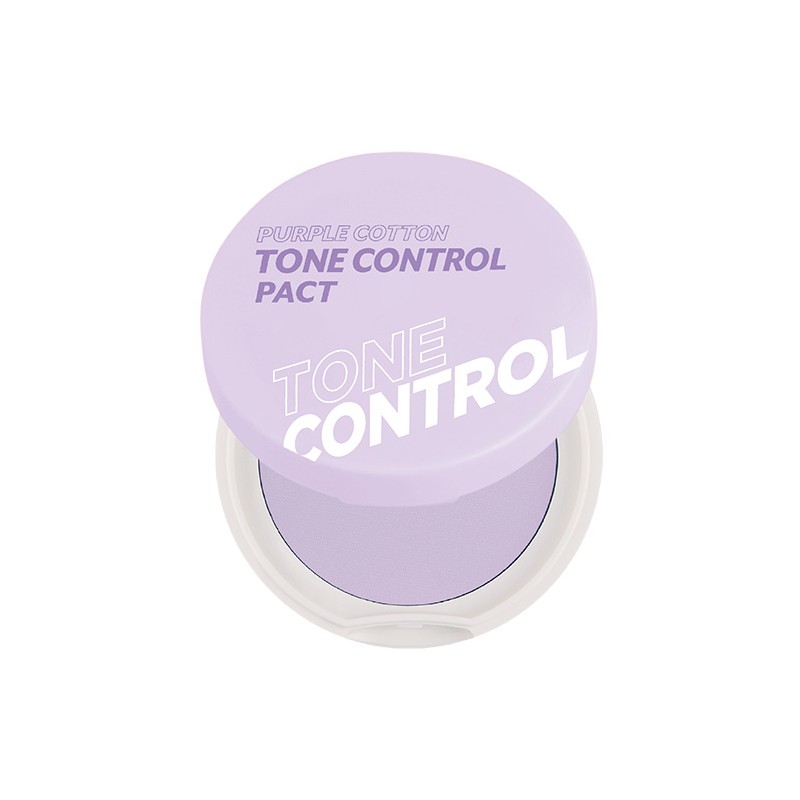 I'M MEME Purple Cotton Tone Control Pact 9.5g / 아임미미