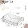 Cylogia Clear A4 Storage File Box Moisture-Proof Portable Plastic PET