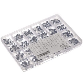 Bridgold 480pcs 24 Values 9012/BC558 General Purpose PNP NPN Transistors Assortment Kit