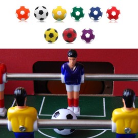 1.42 Inch Foosball Table Balls, 9 Colors Table Soccer Balls for Foosball Tabletop Game Accessory Replacements Multicolor World Cup Gifts (9PCS Multicolors)
