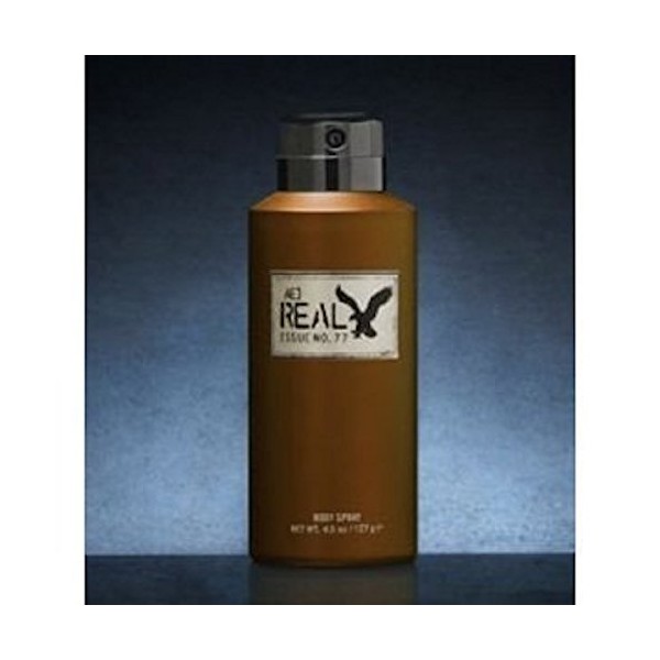 American Eagle Real for Him Men Body Spray, 4.5 Oz / 127 G by American Eagle