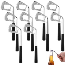 Yoption 10 Pcs Golf Club Bottle Openers, Groomsmen Gift Bachelor Wedding Party Favors Zinc Alloy for Golf Lover Beer Enthusiast