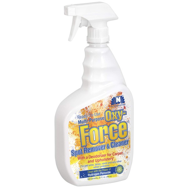 Oxy-Force Multi-Purpose RTU Spot Remover and Cleaner by Nilodor, 1 Quart (32 OXYRTU)