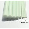 10 pcs Round Fiberglass Solid Rod Blank Dia 2mmX420mm Length