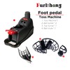Furlihong 898BH Baseball Soft Toss Machine, Angle Adjustable, Step On
