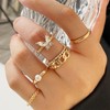 Gold Rings Gifts for Women Non Tarnish 14K Gold Plated