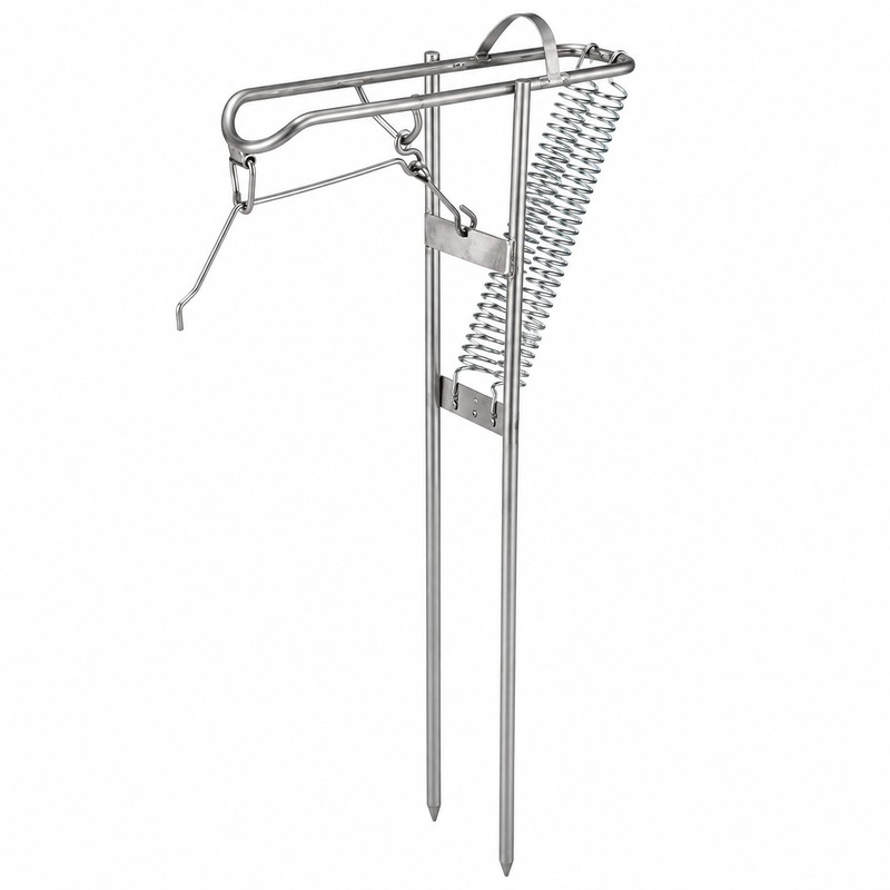 Automatic Spring Fishing Rod Holder – Adjustable Rod Stand Support