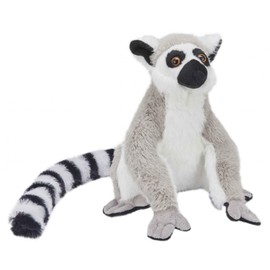 Ravensden Plush Ring Tailed Lemur Soft Toy, 28cm, Standing