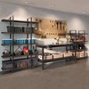 BELLEZE 5-Tier Wood Bookshelf, 70 Inch Industrial Storage Shelves Organizer