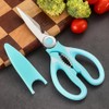 2 Pcs Garden Flower Scissors Pink and Blue