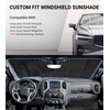 Pigenius Windshield Sunshade for Honda 2019-2023 Passport/2016-2022 Pilot/2017-2023 Ridgeline, with